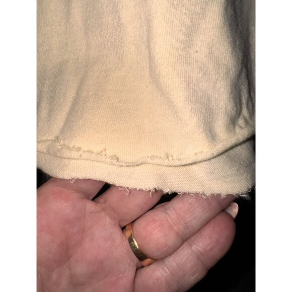 Scream Blood Disgusting Horror Tee Large Spirit Halloween 100% Cotton Beige Blac - Picture 4 of 4